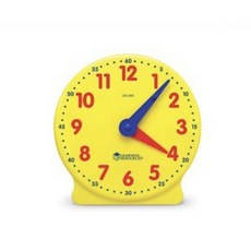 러닝리소스 중형시계 시간학습교구, 1개