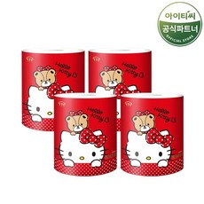 헬로키티 3겹 천연펄프 점보롤 (160M 3롤 4팩)총 12롤, 160m, 4세트