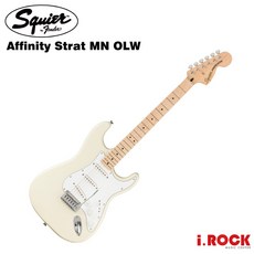 Squier Affinity Strat MN OLW 電吉他 白色, 1個