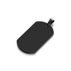 고양이목걸이 강아지산책 pcs 태그 더블 대형견목걸이 개목걸이, A. 블랙 8x50mm 1개팩7g