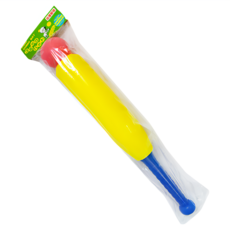 古意古早味 海綿棒球 (一支裝/長60公分) 懷舊童玩 打不痛安全泡棉棒球, 黃色，紅色, 1個