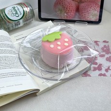 草莓千層軟糯慢回彈安全小玩具, 1個, 草莓千層【透明袋】,【食品級硅膠】