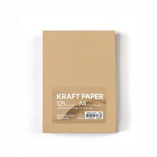 PaperPhant 크라프트지 Kraft Paper, 진한 브라운 A4 125매 175g