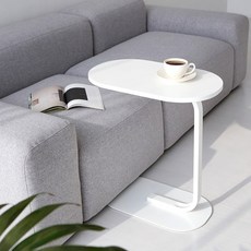 마켓비 DUGED 사이드테이블 A형, 화이트