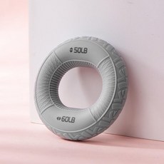 다사그레이 팔뚝링 크립볼 와이셔츠 피지컬 실리콘, 1개, 그레이 50-60lb