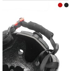 자전거 오토바이 킥보드 안전모 헬멧 턱 끈 패드, 블랙 2개