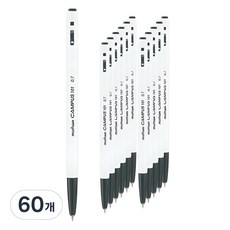 munhwA 【文化鉛筆】校園原子筆101, 60個, 黑色