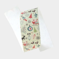 라라패키지 크리스마스 산타 아이보리 띠지, 50장