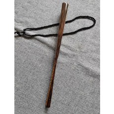 9.5吋 棕竹龍鱗翻輪文玩摺扇 18方 蘇工扇面, 如圖所示, 1個