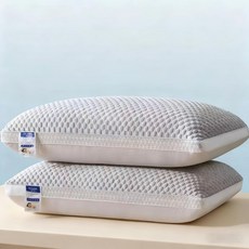 COLD BEANS 水立方按摩顆粒枕，親膚透氣，高彈性記憶棉，抗菌防蟎，可水洗, 豆豆枕灰色1只裝, 1件