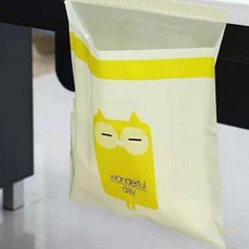 차량용 쓰레기봉투 15P 수납, 02CAR봉투-옐로토끼