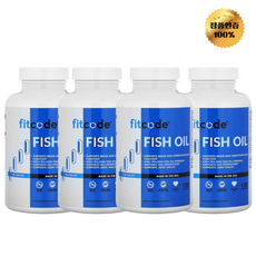 2+2 핏코드 피쉬 오일 1000mg 소프트젤 120정, 4개, 120회분