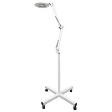 生活小集 專業八倍鏡 LED環形放大鏡檯燈 白色 鋁+鐵+PC塑料