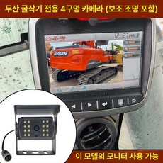 화물차 후방카메라 12V24V 대형차 전방 탑차 후방, 두산 굴삭기 N 4홀 보조광, 기본 모델명/품번