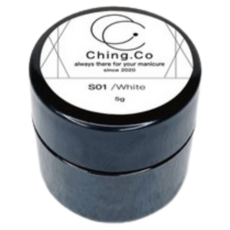 Ching.Co 免清拉線膠 美甲凝膠, 白色, 1個