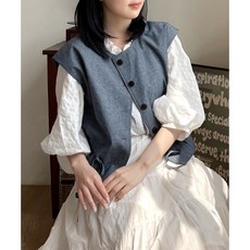 패션스타트 패턴인 P1534 여성 베스트 조끼 레이어드 옷 패턴 도안 옷본, 1개, 혼합