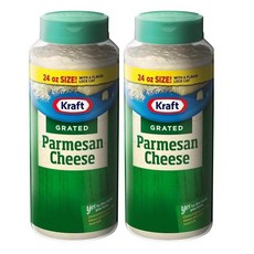 Kraft 100% Grated Parmesan Cheese Shaker 크래프트 100% 강판 파마산 치즈 셰이커 680g, 2개