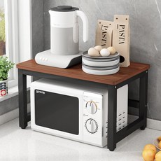 고시원 전자레인지 선반 공용 주방 받침대 대형 2단, 60x30x높이30cm, 1단