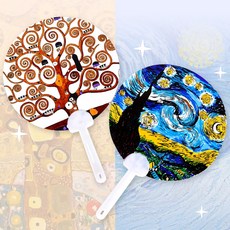 명화 도안부채, 1.클림트-생명의나무, 1개