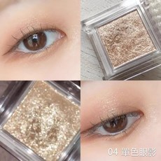Cezanne 塞尚 璀璨珠光眼影, 1個, 單色眼影1g #04透明閃粉