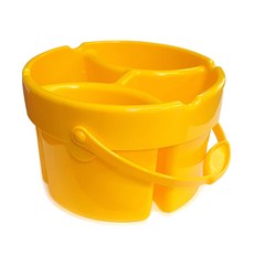 달리 물통 4칸 1.5L / 다용도 미술용 물통, 단색, 1개