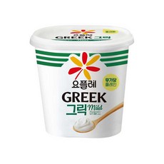 빙그레 요플레 그릭요거트 무가당 플레인, 1개, 900g