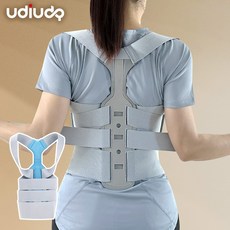 프리미엄 3단구조 허리 어깨 굽은 등 잡아주는 자세 교정 밴드, 1개