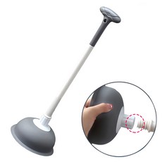 World Clean 簡約馬桶疏通器, 灰色, 1個