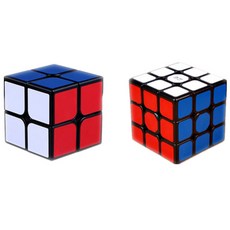QiYi QiHang Warrior M 3x3 매직 큐브 화이트 블랙 스피드 퍼즐 전문 Cubo Magico 장난감 를 생일 크리스마스 선물, [27] 2 Set, 1개