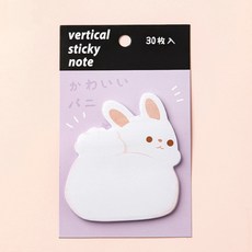 접착식 동물 토끼 포스트잇 메모지 점착메모지