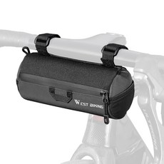 시그니처베이지 자전거 킥보드 핸들바 프레임 가방 YPZ361, 1개, 블랙