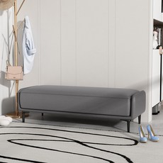로비 대기실 벤치 소파 미용실 휴게실 긴의자, 진회색 175x40x45