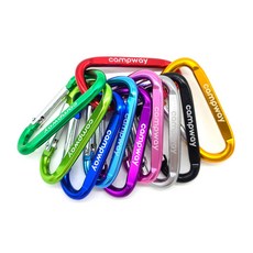 캠프웨이 카라비너, 10개, 랜덤