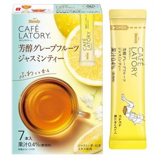 AGF Blendy Cafe Ratree 豐富葡萄柚茉莉花茶茶棒, 1個, 7入