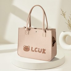 Mojoo 반려동물 이동가방 2025년 고양이 이동장 강아지 이동가방 반려동물 이동가방 펠트 견고한 휴대용의 숄더백 핸드백 선물 애완 동물, 1세트, 라이트 브라운