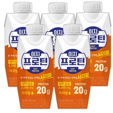 롯데웰푸드 이지프로틴 시리얼 드링크, 250ml, 5개