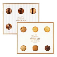 [신라명과] 골든쿠키 선물세트, 1박스, 620g