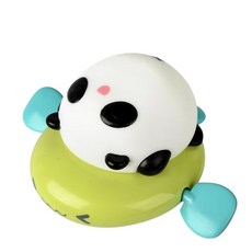 可愛熊貓造型拉線驅動噴水洗澡玩具，寶寶洗澡好夥伴，安全環保, 熊貓, 1個
