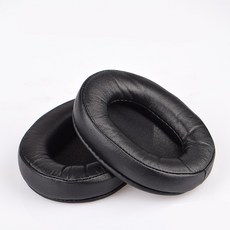 ATH G1 G1WL 耳罩耳機套組，頭戴式耳機保護套，柔軟舒適替換耳墊，多色可選, 黑色拼接小羊皮, 1個