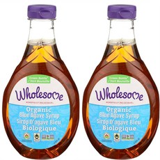 건강한 감미료 설탕대체 다이어트 유기농 아가베 시럽 Agave Syrup 480ml 캐나다내수용, 2개