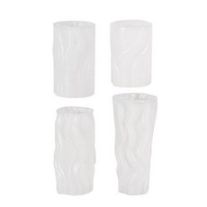 Geometric Candle Mold 3D Cylinder Silicone Mold DIY Craft Soap Mold Home Decor, D