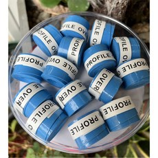 오버그립 미끄럼 방지 테니스 라켓 그립 패들 액세서리 충격 배드민턴 스쿼시 훈련 스웨트밴드 60, W75 Blue 1