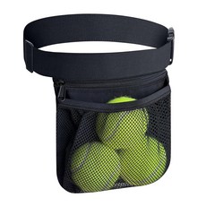 피클볼 가방 백팩 수납 남녀공용 테니스 공 밴드 홀더 액세서리 여성 스커트 남성 허리 힙백 파우치 캐리어 기기 장비 여행용 포켓, 35"-50" Waist Adjustable, 1개