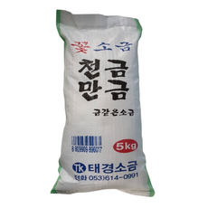 꽃소금5kg 태경꽃소금5kg, 5kg, 1개