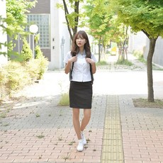 아트박스/교복몰 교복몰 (하복)스판 블랙 교복치마 교복 학생복