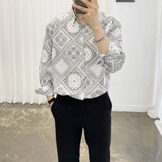 ADORE CLASSIC 印花長袖襯衫