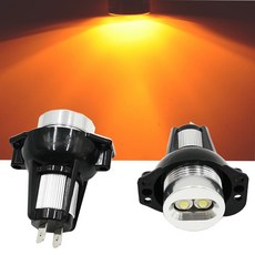 LED 黃光 天使眼 6W 光圈 DRL 日行燈 適用 E90 E91 2005-2008, 1個