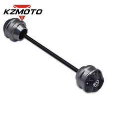 오토바이 전방 및 후방 차축 포크 충돌 슬라이더 S1000R S1000RR HP4 S1000XR M1000R M1000RR M1000XR 용 휠 보호대 패드, Rear Titanium