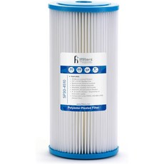 iFilter SP30-4510 OEM 교체 침전물 정수 필터 MWH-D 시스템과 호환 4.5 x 10 세척 가능 주름 30 마이크론 전체 가정용 카트리지 대형 블루 하우징에 적합, 4.5" x 10"