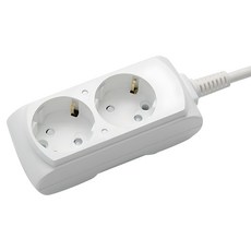 Gs&tap 接地型 10A 延長線 4號 2孔 + 安全蓋 隨機出貨, 單一顏色, 3.5m, 1套